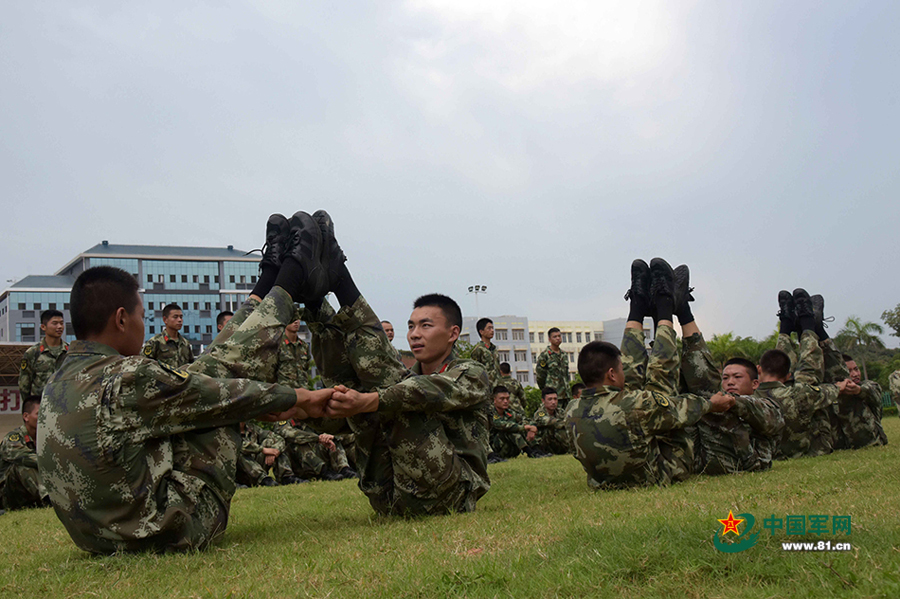 Yoga moves added to armed police physical training