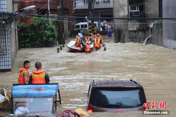 Rain continues across southern China