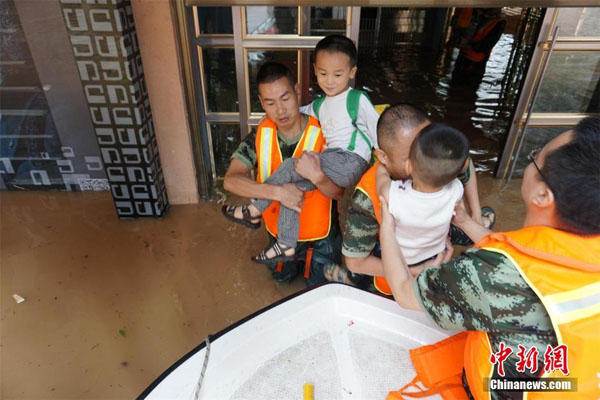 Rain continues across southern China