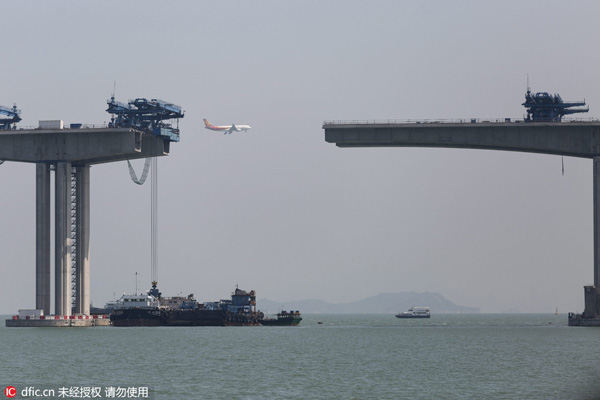 Hong Kong–Zhuhai–Macao Bridge inches toward completion