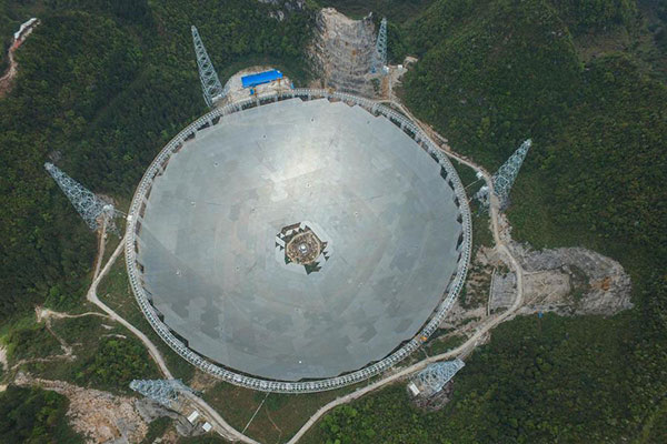 World's largest radio telescope completes installation