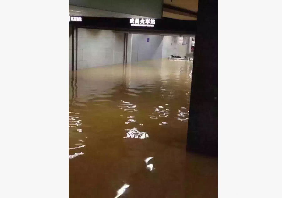 Waterlogging paralyzes Chinese metropolis on Yangtze