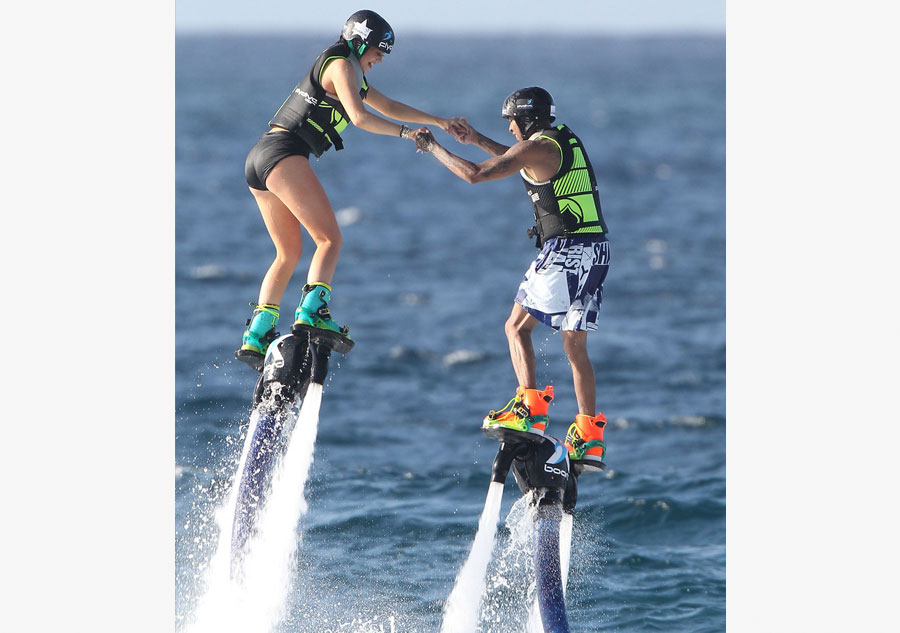 Jet ski or water parasailing, which will you choose?