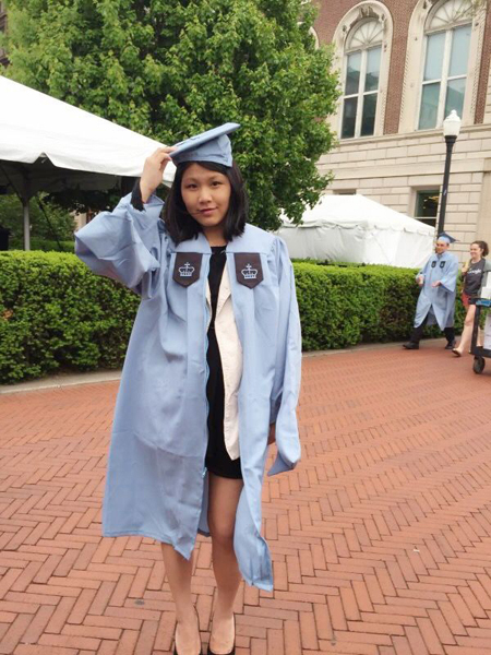 Columbia graduate who chose motherhood over career, China over US