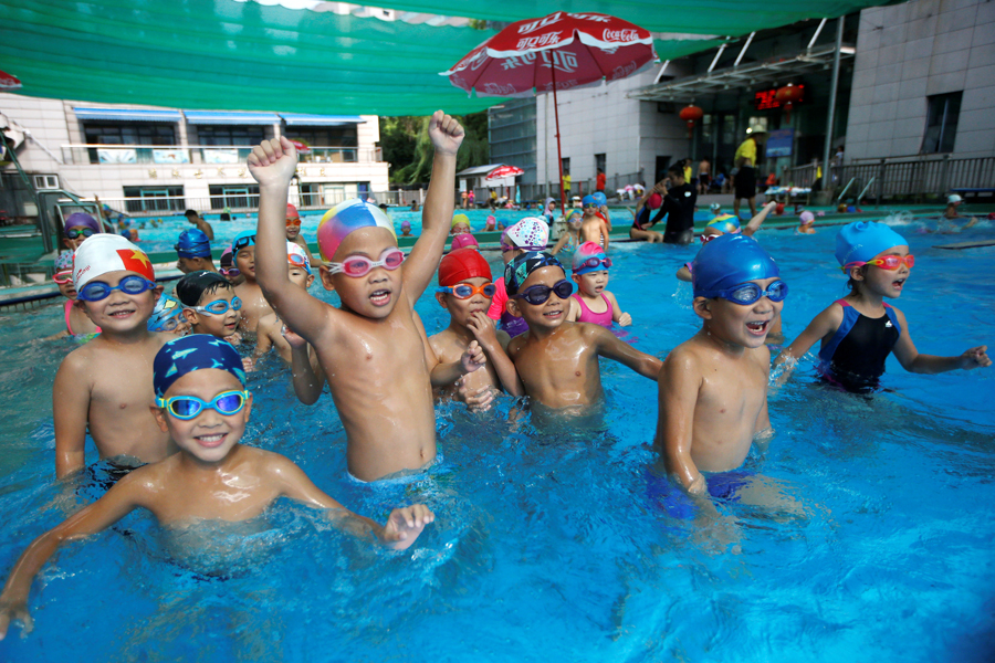 Creating a splash like their Olympic heroes