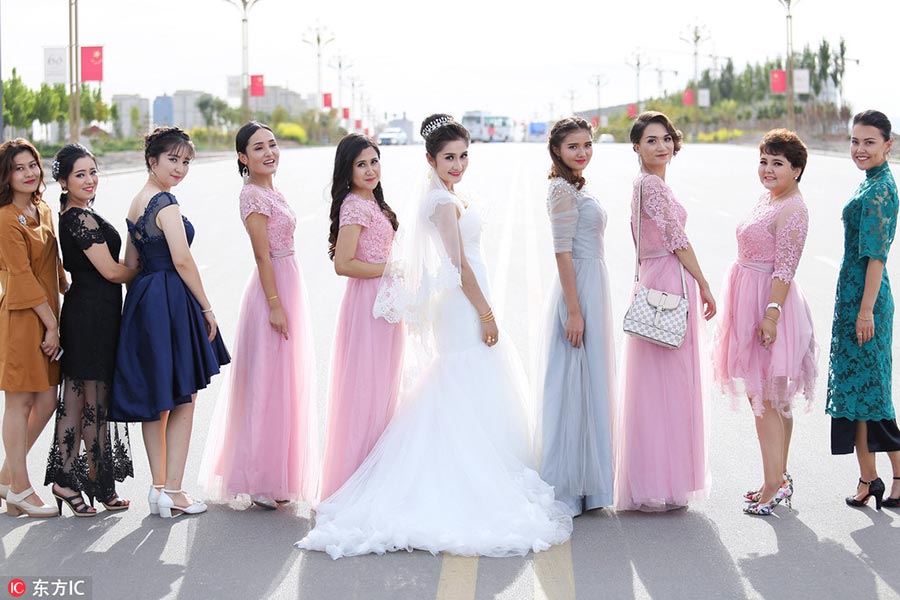 Dancing, food and religion, all in a Xinjiang wedding