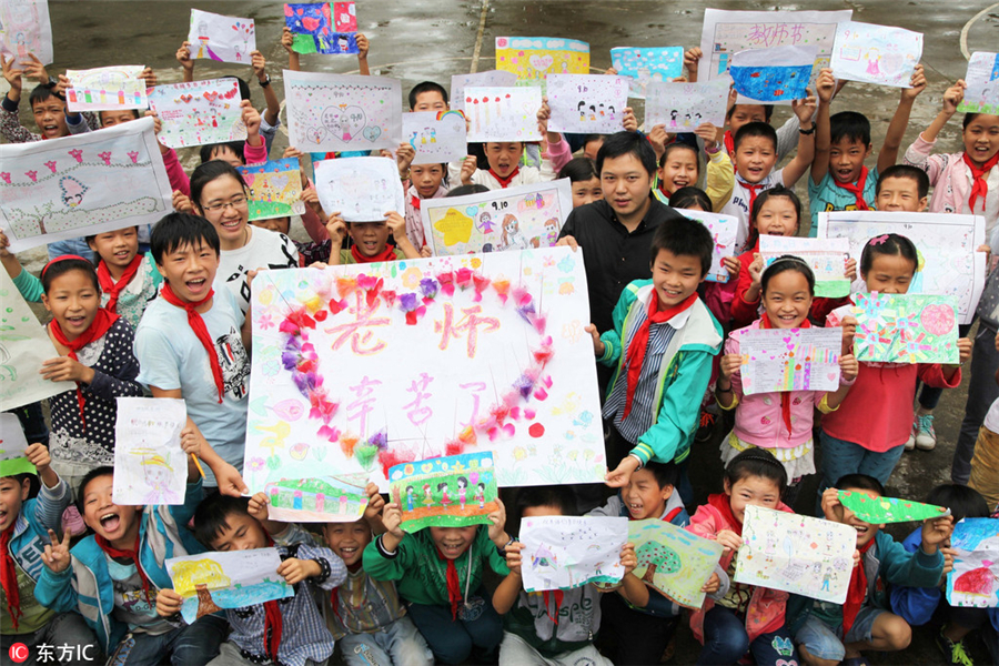 Teachers' Day celebrated across China
