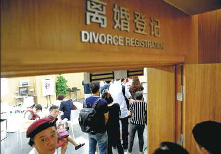 Marital discord no longer just a family affair in China