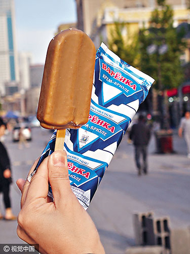 Russian ice creams hot in China