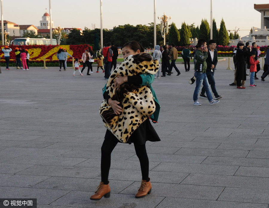 Coats, jackets are out as cold wave sweeps in