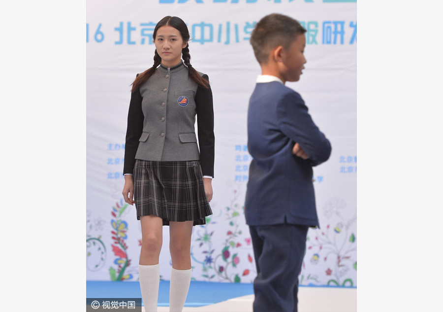 School uniforms get chic look