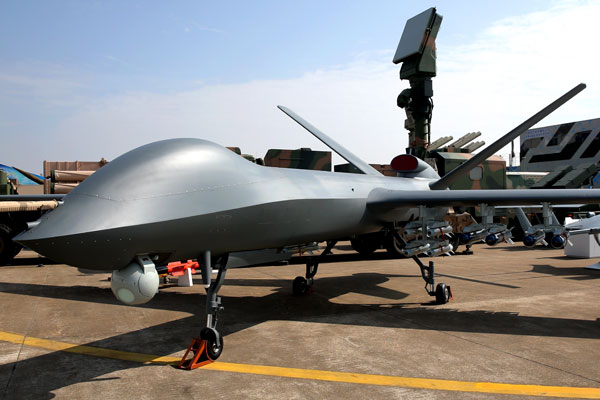 Unmanned combat drone to be exported