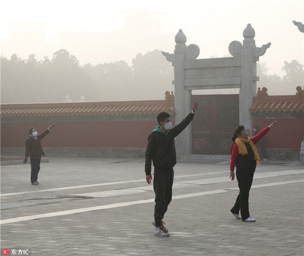 Cold air on way to disperse smog