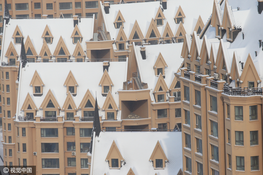 Harbin experiences biggest snowfall of the season