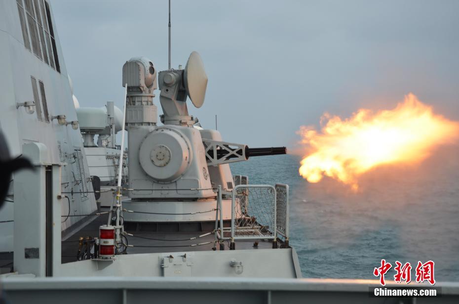 China's destroyers stage drills in the South China Sea