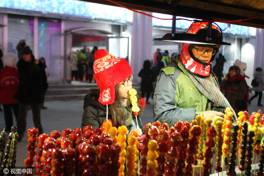 Harbin's snow and ice festival starts trial run