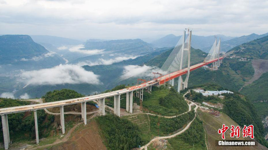 World's highest bridge opens in Guizhou