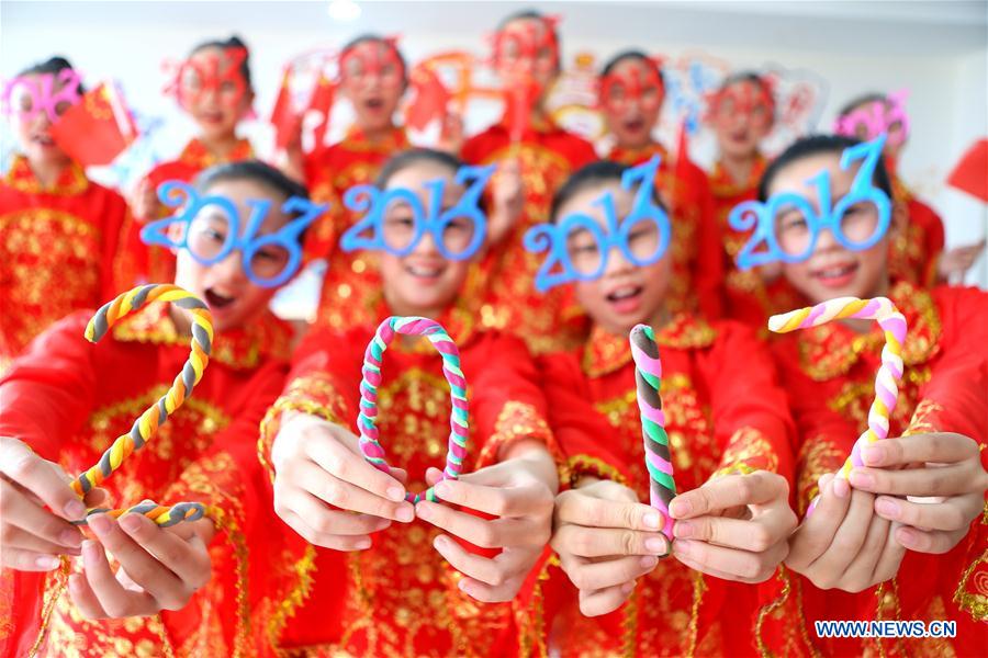 People greet upcoming new year across China