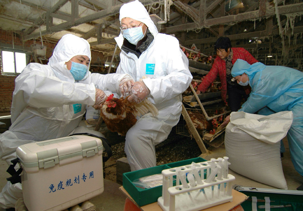 Five H7N9 human cases reported in China