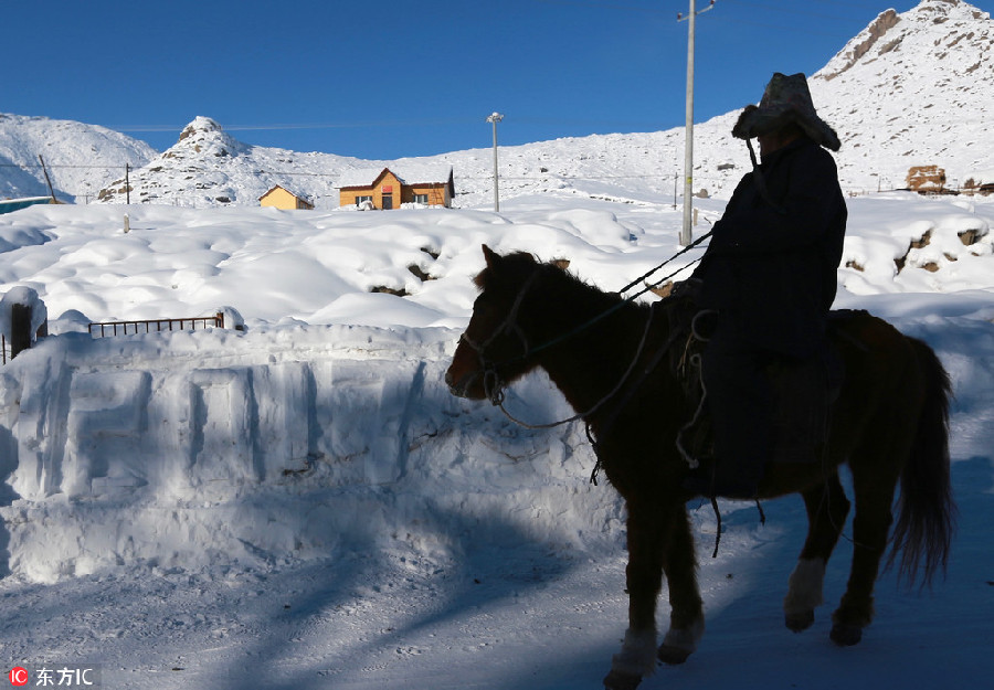 Xinjiang,a winter wonderland