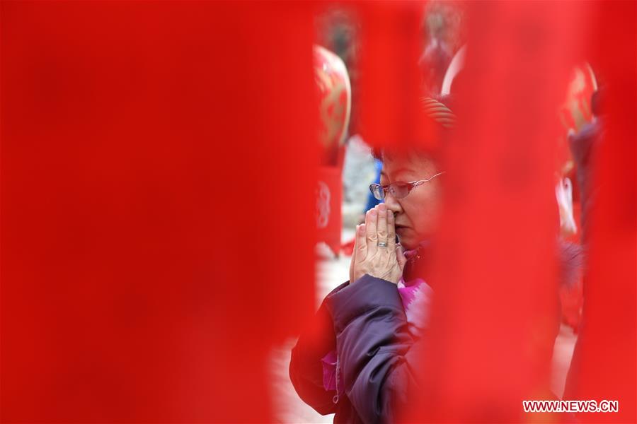 Temple fair of Badachu Park in Beijing