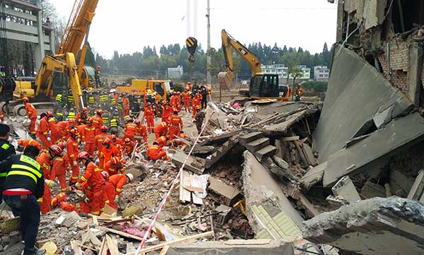 Wenzhou building collapse kills five