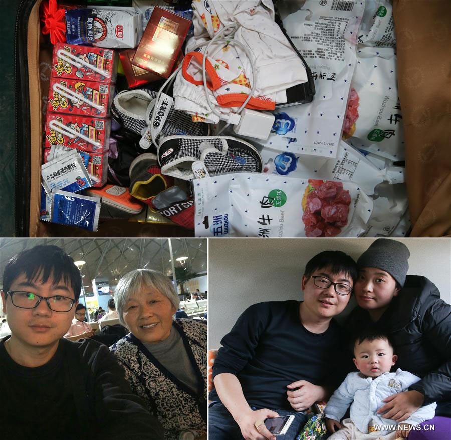 Migrant workers' packages packed with 'heavy love' from parents