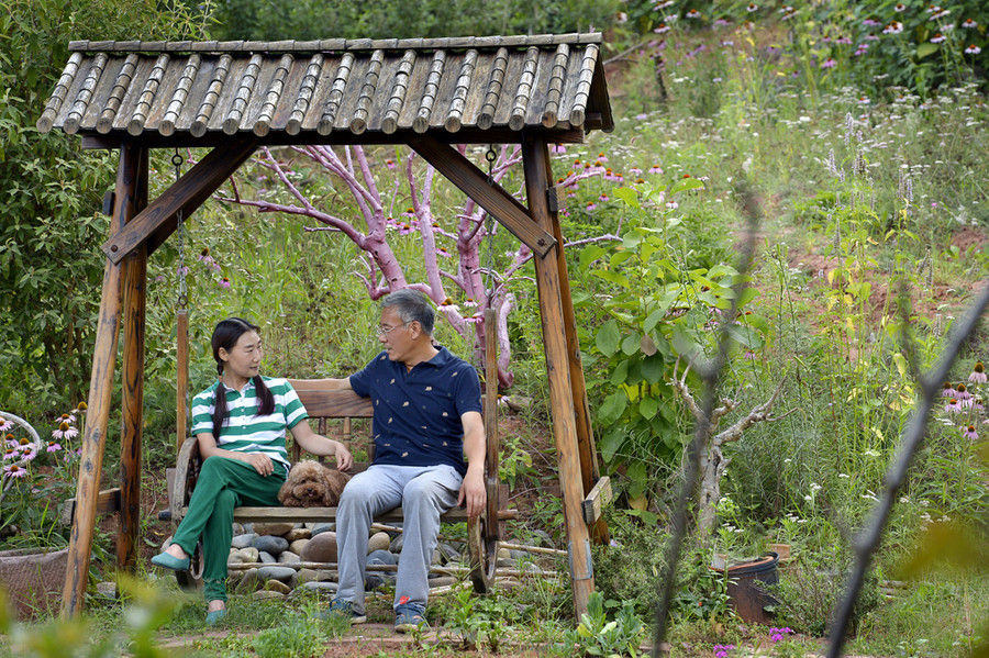 Couple's flower valley planted with love gains national attention