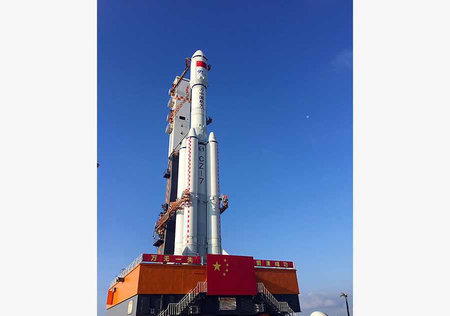 Tianzhou 1 Cargo Spacecraft Moved To Wenchang Launch Site 1 tianzhou-1-cargo-spacecraft-moved-to-wenchang-launch-site-1