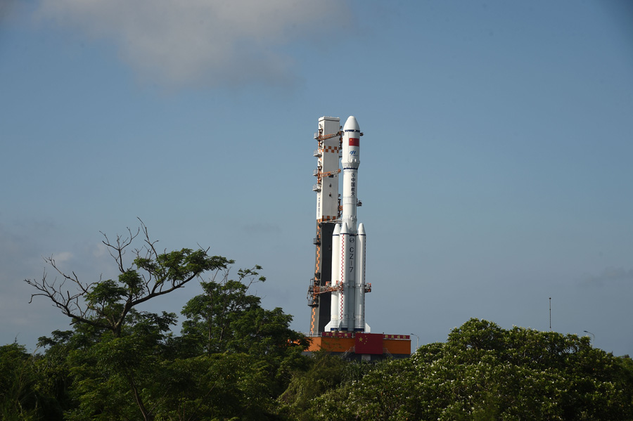 Tianzhou 1 cargo spacecraft moved to Wenchang launch site