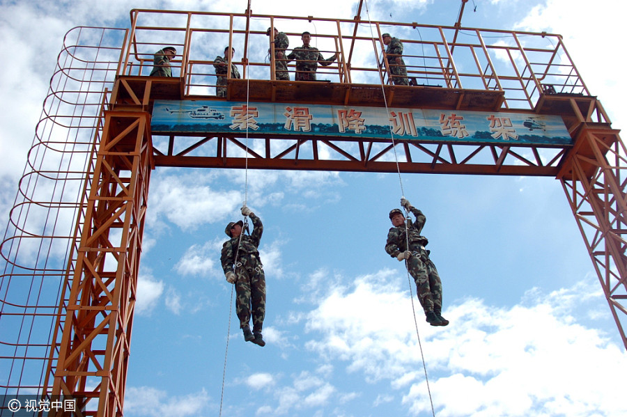 Soldiers who safeguard China's 'green treasure'