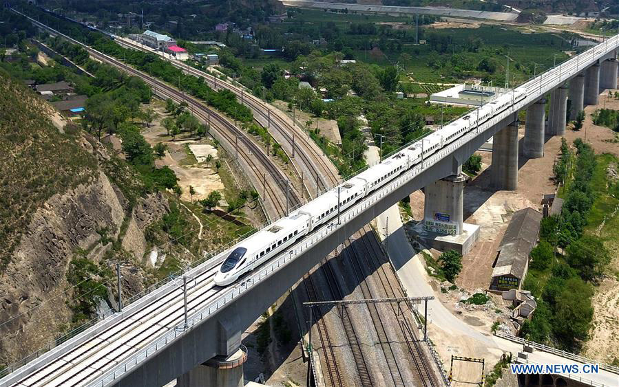 China's Baoji-Lanzhou high-speed railway line starts test runs