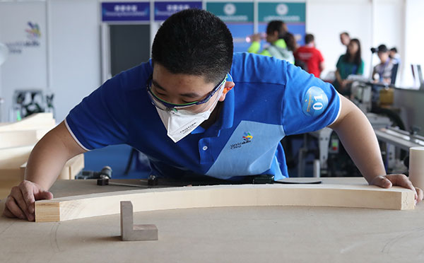 Competitors test their skills in Shanghai