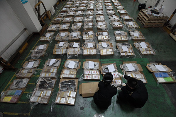Shanghai customs carry out major drug bust