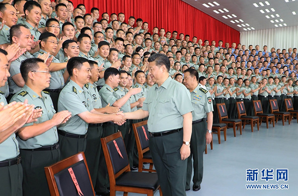 PLA garrison key to HK prosperity, Xi says