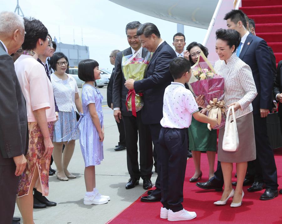 Xi's moments in Hong Kong