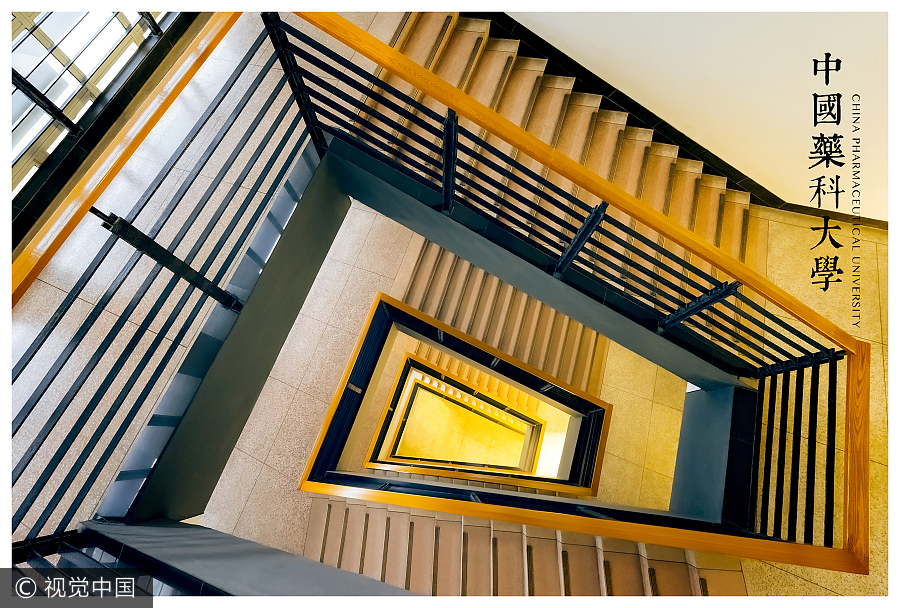 Photographer captures beauty of spiral staircases in campuses