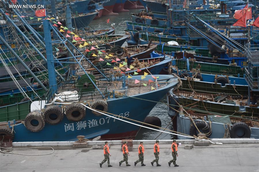 Typhoon Nesat makes landfall in east China