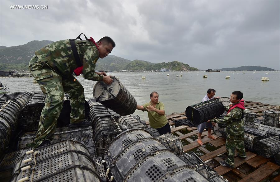 Typhoon Nesat makes landfall in east China