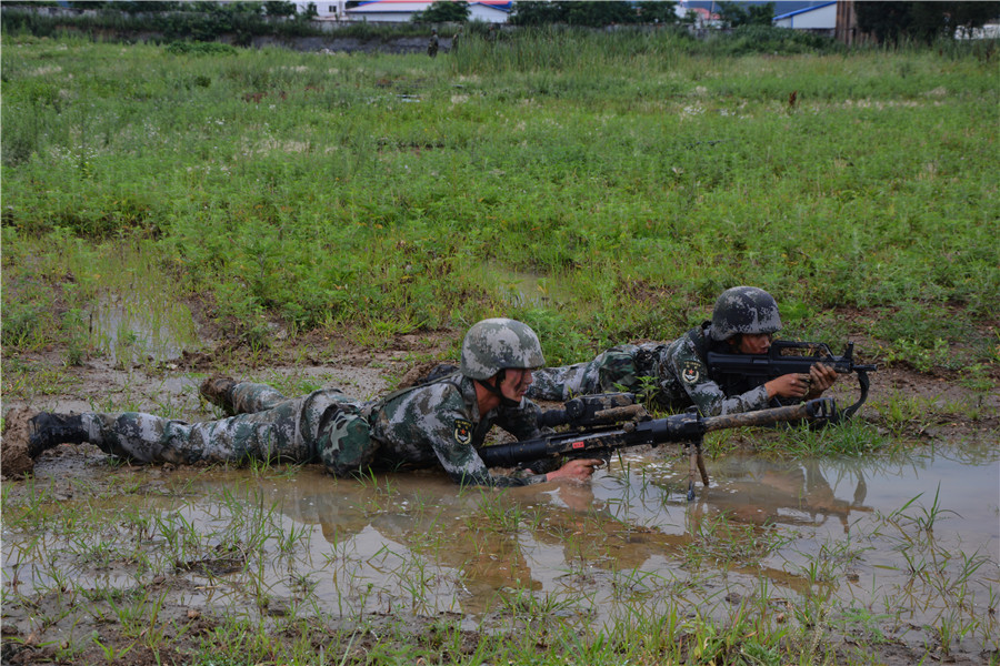 Soldiers carry out live-fire exercise in Northeast China