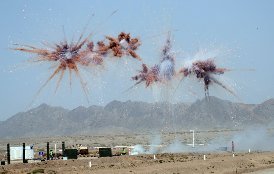 Soldiers compete in Safe Environment event at army games