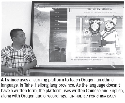 Platform preserves a disappearing ethnic language