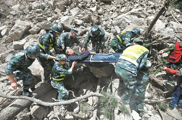 Response speedy to Sichuan quake