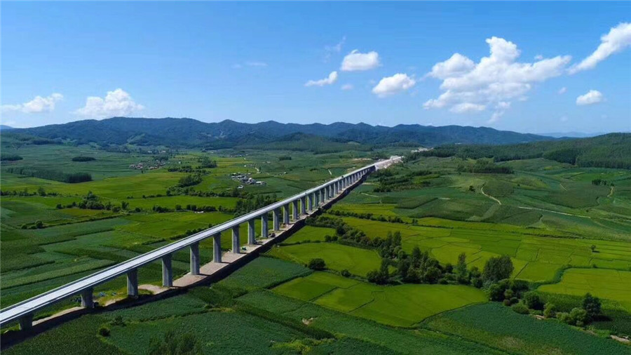 Harbin-Mudanjiang high-speed rail one step closer