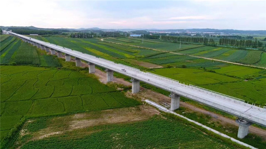 Harbin-Mudanjiang high-speed rail one step closer