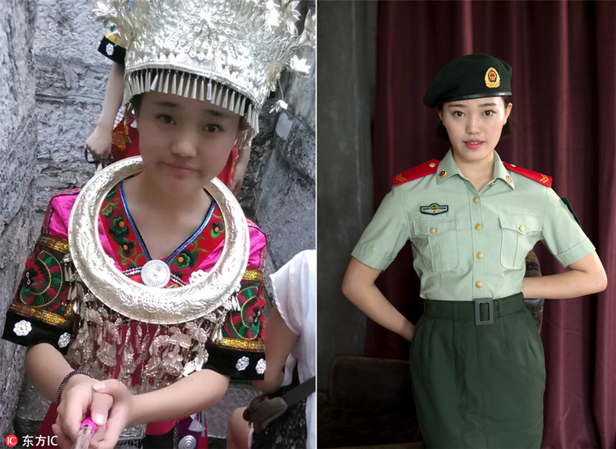 Coming-of-age: Females turn tough soldiers after military service