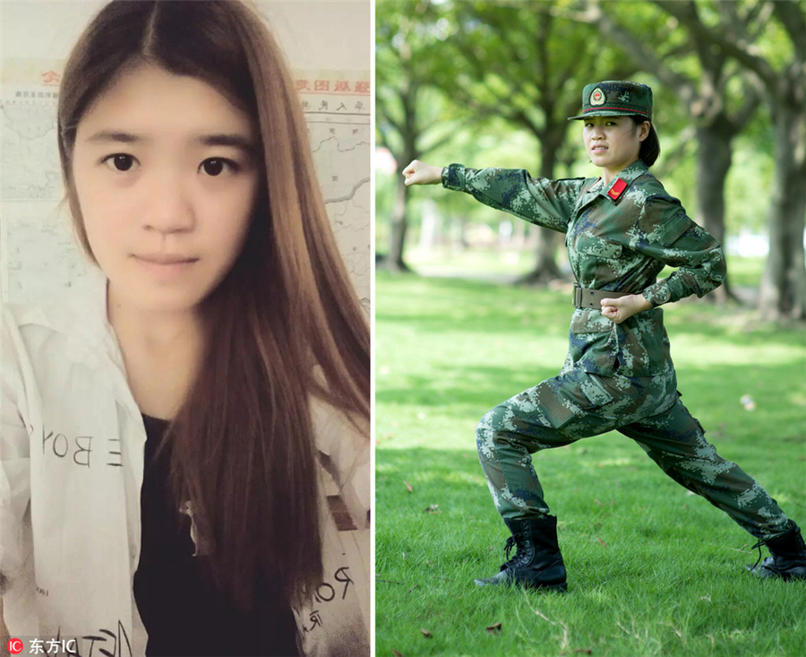 Coming-of-age: Females turn tough soldiers after military service