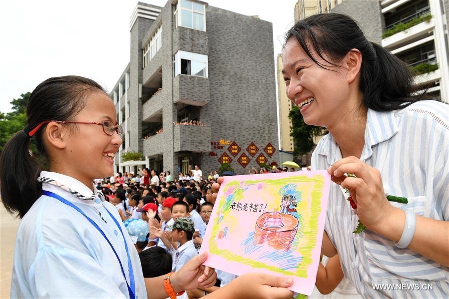 Teachers' Day celebrated in China