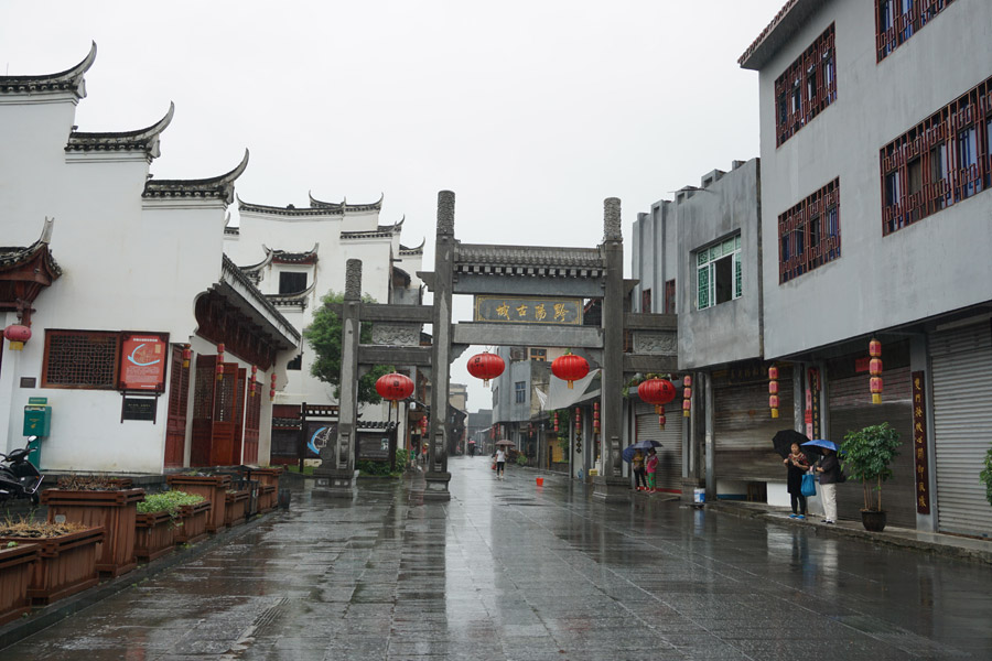 Scenery of Qianyang ancient town in Hunan