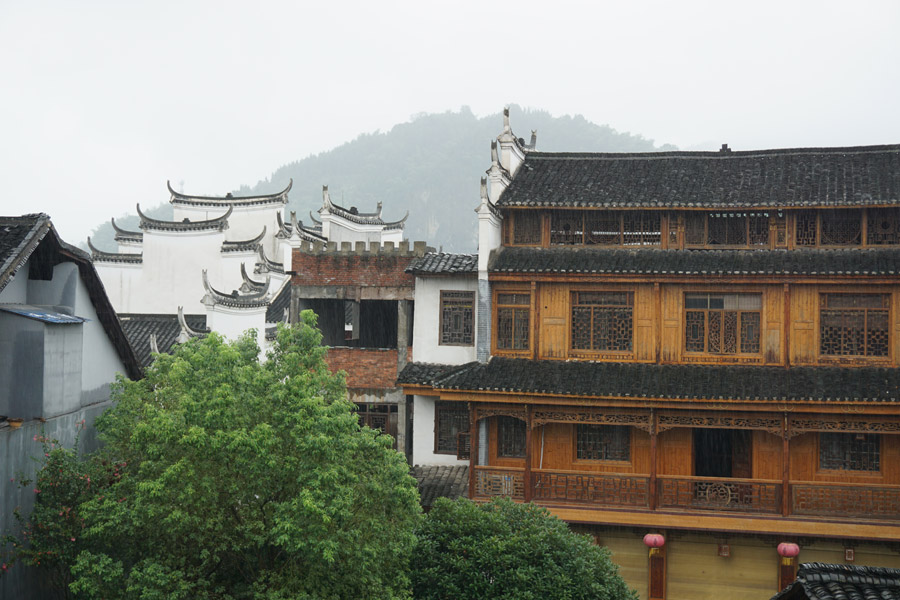 Scenery of Qianyang ancient town in Hunan